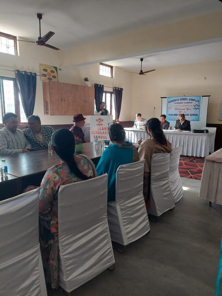 हाइलैण्ड स्कॉलर्स स्कूल, विकासनगर में सी.बी.एस.ई. सहोदय स्कूल कॉम्प्लेक्स की मासिक बैठक सफलतापूर्वक सम्पन्न हुई।